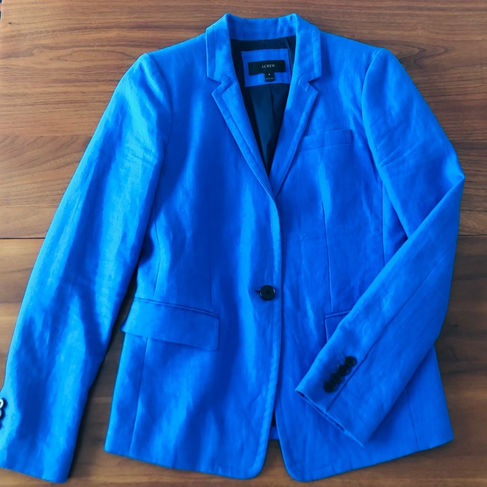 J. Crew Linen Blazer — Like New Condition